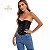 Corselet Cropped Dani Busk - Preto - Imagem 2